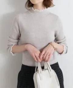 ハイネック 長袖 ニット