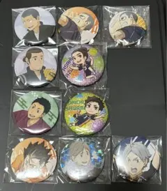 ハイキュー!! 烏野 缶バッジ 10点セットまとめ売り