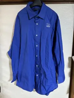 オーバーシャツ　ブルー