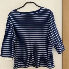 値下げ❗️シャルレ　ボーダーTシャツ　七分袖
