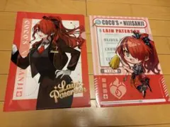 にじさんじ　レイン・パターソン　ココスコラボ　クリアファイル2枚セット