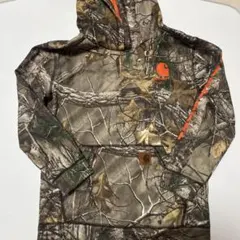 り*ご様 Carhartt 迷彩柄 フード付きパーカー M