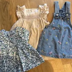 ベビー服 3点セット (GAP, ZARA, baby gap)