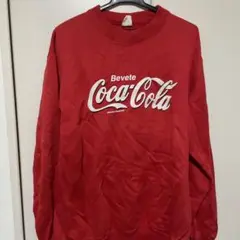 イタリア製Coca-Cola 赤 トレーナー M サイズ