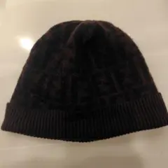 フェンディ　ブラウン　ニット帽