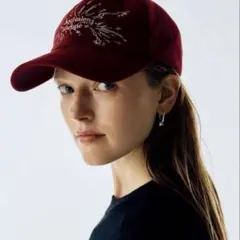 GADID ANONIEM キャップ ZHOK BURGUNDY