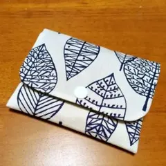 ハンドメイド　ポケットティッシュケース＊内ポケット　プラスチックホック付き＊