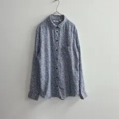 UNIQLO ユニクロ フランネルプリント 長袖シャツ 総柄 【L】トップス