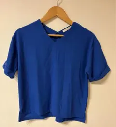 chocol raffine robe 青 Vネック Tシャツのサムネイル