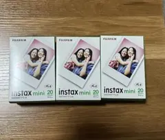 FUJIFILM instax mini インスタントフィルム 3パック 60枚
