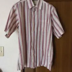 SIMPLE LIFE 半袖シャツ LL ストライプ・美品！・お買い得❗