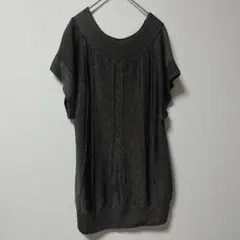 トゥモローランド BALLSEY 上品ラメ 半袖ニット M 日本製