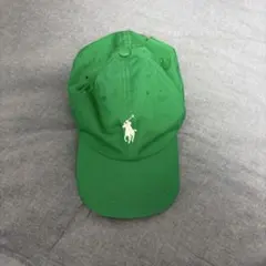 ポロ・ラルフ・ローレン 緑色キャップ