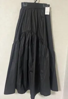 dazzlin ロングスカート フレア ブラック　新品タグ付