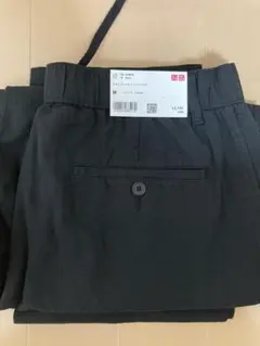リネンブレンドイージーパンツ　ユニクロ　黒