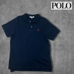 【定番】U.S. POLO ASSN ワンポイントロゴ ポロシャツ サイズM