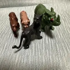 【レトロ】動物フィギュア 4体セット