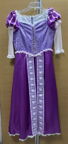 ラプンツェル 150サイズ ビビディ・バビディ・ブティック ドレス コスプレ ディズニー ビビディバビディブティック ラプンツェルドレス