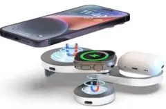 ワイヤレス充電器 3in1 Magnetic Wireless Charger