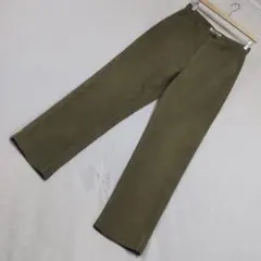 FOB FACTORY モールスキン トラウザーズ 1 オリーブ 肉厚 生産終了