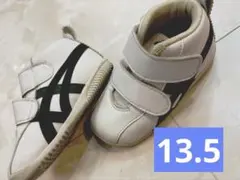 asics キッズ スニーカー 13.5cm ホワイト