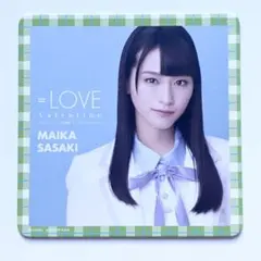 ＝LOVE イコラブ　イコラブカフェ　コースター　佐々木舞香