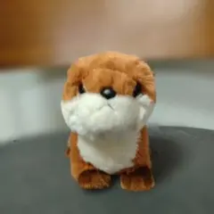 オッター ぬいぐるみ 小型 茶色と白のサムネイル