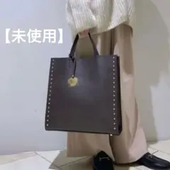 新品【BEVINI】トートバッグ　ショルダー　本革　レザー　ブラウン　通勤　通学のサムネイル