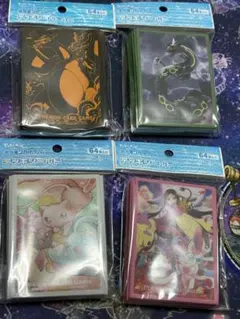 デッキシールド　リザードン レックウザ　ニンフィア　ミュウ　マナフィ