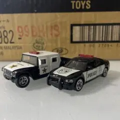 SIKU ダッジ チャージャー ハマーH1 パトカー 2台セット