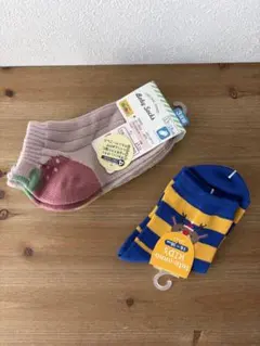 キッズ靴下 2足セット ～18cm