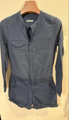 Gap 1969 デニム長袖オールインワン XXS