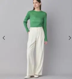 PARIGOT ワンタックセミワイドパンツ