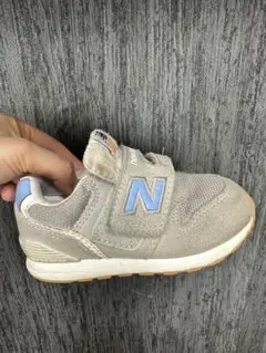 New Balance 996 キッズシューズ グレー/ブルー　14cm