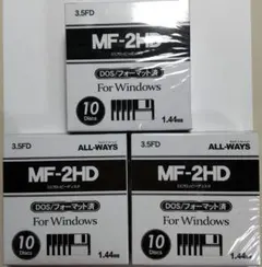 ALL-WAYS 3.5インチ フロッピーディスク MF-2HD 30枚 - メルカリ