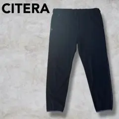 CITERA シテラ　フリースサイドライントレーニングパンツ　ブラック　黒　L
