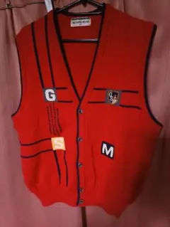 ヴィンテージMunsingwearマンシング ゴルフ ベスト レッド メンズのサムネイル