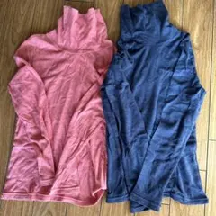 ikka タートルネック2枚セット