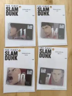 THE FIRST SLAM DUNK アクリルステッカー　桜木流川　三井　宮城