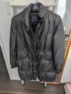美品INDIVI✨フード付きロングダウンジャケット