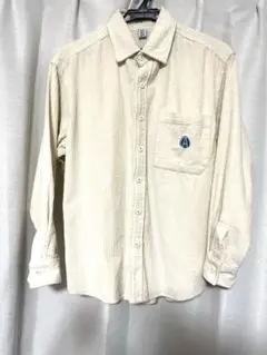 PEAK BLUE コーデュロイシャツ アイボリー