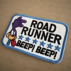【アイロンワッペン】 刺繍　ROAD RUNNER アメカジ　送料無料