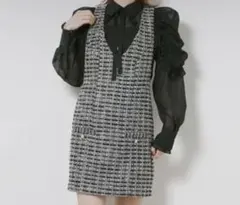 snidel♡Vネックミニワンピース