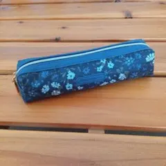 Afternoon Tea 筆箱 ペンケース 花柄 ネイビーのサムネイル