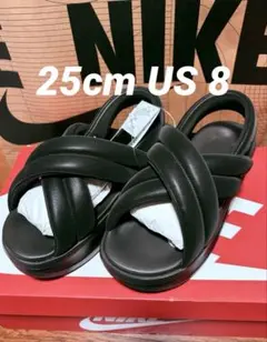 新品　NIKE エア マックス アイラ サンダル 25cm ブラックのサムネイル