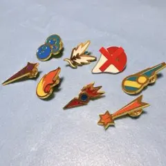 最終価格 訳あり ジムバッジ カロス＆イッシュ地方 ピンバッジ ポケモン 7個