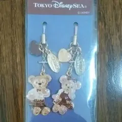 ダッフィー ペアストラップ　バレンタイン