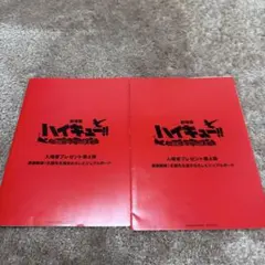 劇場版 ハイキュー ゴミ捨て場の決戦 入場者特典第4弾 弧爪 研磨