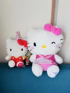 キティ　ぬいぐるみ　２点セット　ハローキティのサムネイル