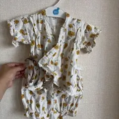 花柄 甚平 80サイズ